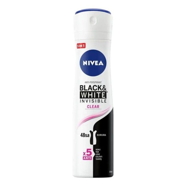 nivea invisible clear black white kadin deodorant sprey 150 ml 7748